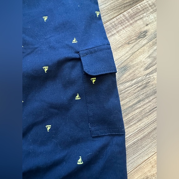 NWT! Carters 24 Months Navy Shortalls with Yellow Sailboats - Picture 6 of 6